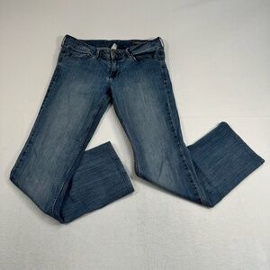 Mango Christy Bootcut Jeans Womens Size 8 Medium Blue Low Rise